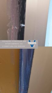 infiltração em apartamento