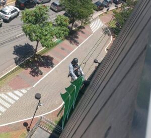 manutenção por cordas